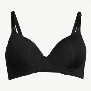 Joyspun NEW Black T-Shirt Maternity Nursing Bra Wirefree Flexible Cup Size 38DD